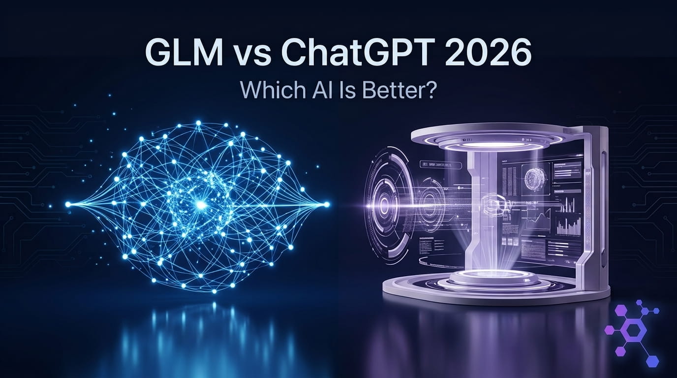 GLM vs ChatGPT 2026 comparison of AI models for coding, reasoning, and productivity. Prompt: